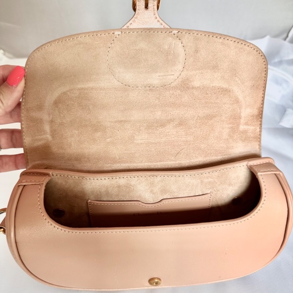 DIOR BOBBY EAST-WEST BAG ROSE DES VENTS BOX CALFSKIN - Picture 8 of 10